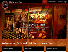 Tablet Screenshot of jjsinandout.com